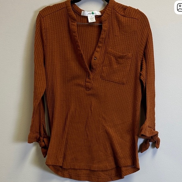 Lover Position Tops - Lover Position Medium Elegant Women's Brown Blouse